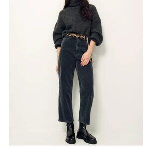 Sessun Velvet Cruise Corduroy Straight Pants - Navy